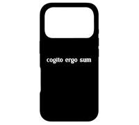 Retro Cogito Ergo Sum Metaphysique Humanisme Ethique Hommes Femmes Coque pour iPhone 17 Pro