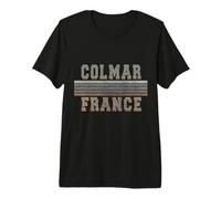 Rétro Colmar France T-Shirt Haut de Gamme