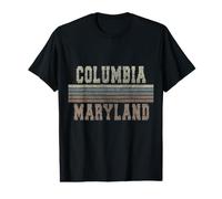Rétro Columbia Maryland T-Shirt Graphique avec Valeur