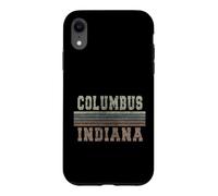 Rétro Columbus Indiana Coque pour iPhone XR