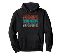 Retro Communication Équipe - Vintage Travailleur Des Médias Sweat à Capuche