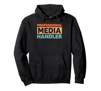 Retro Communication - Presse Vintage Travailleur Des Médias Sweat à Capuche