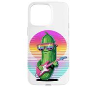 Rétro Concombre Guitariste Concombres Guitare Coque pour iPhone 15 Pro Max