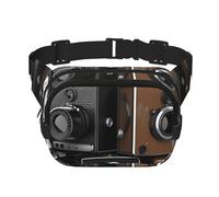 Retro Cool Camera Collection Fanny Pack Sac bandoulière réglable Grand sac banane de voyage Sac banane unisexe