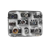 Retro Cool Camera Collection Housse pour ordinateur portable, protection compacte et portable pour appareils 13", tablette, travail, voyage et bureau