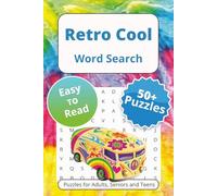 Retro Cool Word Search Puzzle Book: Word Searches with Easy to Read Print About Nostalgia, Vintage, Old School and More | 6x9 inches, 110 pages | 50+ ... … Gift for Vacations Holidays and Free Times