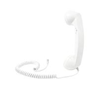 Retro Corded Handset, Type C Phone Receiver, Compact Size Microphone Adapter with Plug and Play Connection, Vintage Style Handset, Classic Communication Design, Phone Accessory for Home