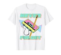 Rétro Costume De Fête 90 Never Forget Cassette 80 Années T-Shirt