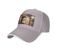 Rétro Cowboy Western Country Farm Casquette de baseball Hommes Femmes Classique Réglable Golf Dad Casquette Trucker Chapeaux Casual Casquette Chapeau, gris, Taille unique
