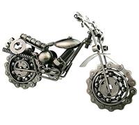 Rétro Creative Fer Art Modèle de Moto en métal Moto Collection Simple Moderne Home Decor Ornements pour Les Amateurs de Motocycle, Métal, Argent
