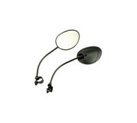 Retro Cyclo Teknix Adaptable Noir Avec Collier (Forme Zip) (Paire) -Homologue Ce-