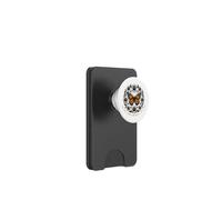Rétro Daisy Butterfly The Only Orange Monarch I Care About PopSockets PopWallet pour MagSafe