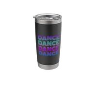 Retro Dance I Love Dancing Dancer Teen Étudiant Danse Professeur Gobelet isotherme en acier inoxydable double paroi