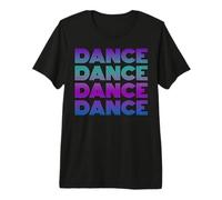 Retro Dance I Love Dancing Dancer Teen Étudiant Danse Professeur T-Shirt Haut de Gamme