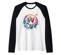 Retro Dancing Disco Queen Dancer années 70 Manche Raglan