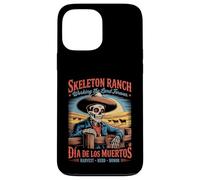 Rétro Day of The Muertos Cowboy Farmer Coque pour iPhone 13 Pro Max