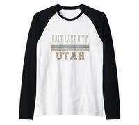 Rétro de Salt Lake City, Utah Manche Raglan