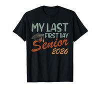 Rétro, dernier jour de la dernière année de terminale 2026, garçons, promotion 2026 T-Shirt