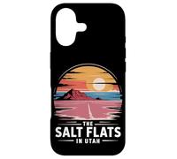 Retro Desert Sunset Vintage Sci-FI Landscape Utah Salt Flats Coque pour iPhone 17