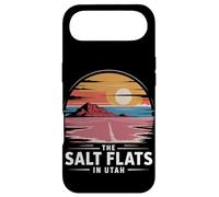 Retro Desert Sunset Vintage Sci-FI Landscape Utah Salt Flats Coque pour iPhone Air