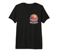 Rétro Desert Sunset Vintage Sci-FI Paysage Utah Salière T-Shirt Haut de Gamme