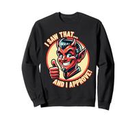 Retro Devil Approuve - Thumbs Up Sweatshirt