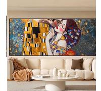 Rétro Diamond Painting Adulte, Bricolage 5D Couple Diamond Painting XXL 100x50cm, Loisirs Créatifs Adulte Strass Cristal Painting, DIY Diamant Art Broderie Kits pour Murale Décoration Murale 0R-141