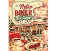 Retro Diner Junk Journal Kit: 1950s Inspired Clip Art and Ephemera for Paper Crafts, Scrapbooks, Card Making