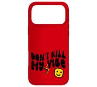 Retro Don't Kill My Vibe Hippie Coque pour iPhone 17 Pro Max