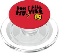 Retro Don't Kill My Vibe Hippie PopSockets PopGrip pour MagSafe