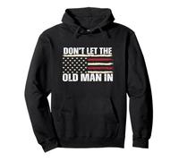 Retro Don't Let The Old Man in Vintage American Flag Sweat à Capuche