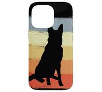 Rétro Dressage des bergers allemands Coque pour iPhone 13 Pro