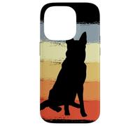 Rétro Dressage des bergers allemands Coque pour iPhone 14 Pro
