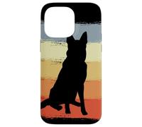 Rétro Dressage des bergers allemands Coque pour iPhone 14 Pro Max