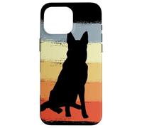 Rétro Dressage des bergers allemands Coque pour iPhone 16 Pro Max
