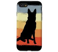 Rétro Dressage des bergers allemands Coque pour iPhone SE (2020) / 7/8