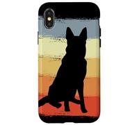 Rétro Dressage des bergers allemands Coque pour iPhone X/XS