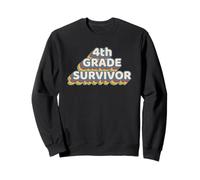 Rétro du dernier jour de fin d'année scolaire pour les survivants de 4e année Sweatshirt