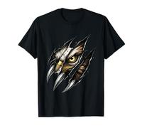 Rétro Eagle Eye Safari Zookeeper Wildlife Art T-Shirt