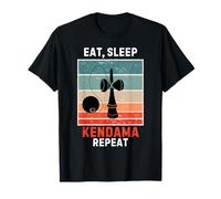 Retro Eat, Sleep Kendama Repeat Vintage Grunge Kendama T-Shirt