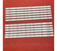 Rétro-éclairage LED (12) pour Sharp LC-49CFE5002E LC-49CFE6031K LC-49CFE6032K LC-49CFF5001K LC-49CFE6032E RF-AJ490E32-0601R 0601L-01 Nipseyteko