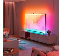 Rétro-éclairage LED TV, Bande Lumineuse LED Pour TV Avec App Control,lumière Couleur Changeante RVB, Synchronisée Avec La Musique, Bande Lumineuse Flexible Néon Pour La Décoration Maison ( Size : 65-7