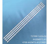 Rétro-éclairage LED TV pour K420WD73 A1 4708-K42W73-A1213K01 42PFT4001/60 43PFF5201/T3 Testeur de FLTV-40K11 FUSION P42FN0117K ""Nipseyteko