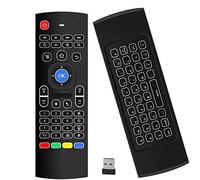 Rétro-Éclairé Air Mouse Clavier Kodi À Distance MX3 Pro, 2.4 Ghz Mini sans Fil Android TV Contrôle et Infrarouge d'apprentissage pour Ordinateur PC Android TV Box par Dupad Story