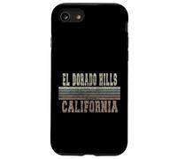 Retro El Dorado Hills Californie Coque pour iPhone SE (2020) / 7/8