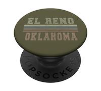 Rétro El Reno Oklahoma PopSockets PopGrip Adhésif