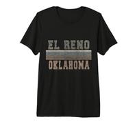 Rétro El Reno Oklahoma T-Shirt Haut de Gamme