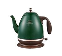 Retro Electric Kettle 304 Stainless Steel Appliances 1.5l Portable Travel Water Boiler 1500w Green European Style Coffee Maker