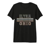 Rétro Elyria Ohio T-Shirt Haut de Gamme