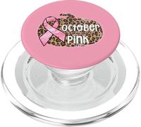 Rétro : en Octobre, Nous portons Un léopard Rose, Une Citrouille, Un Cancer du Sein PopSockets PopGrip pour MagSafe